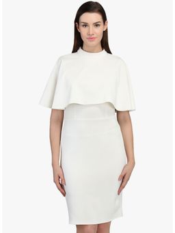 Dodo & Moa - Women Solid Round Neck Dress