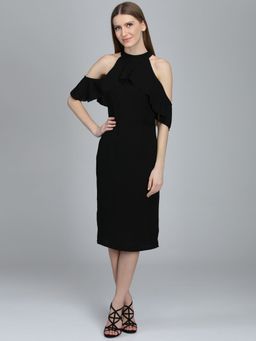 Dodo & Moa - Women Black Solid Dress