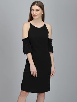 Dodo & Moa - Women Black Solid Dress