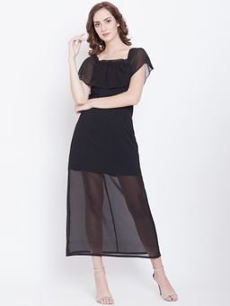 Dodo & Moa - Women Black Solid Dress