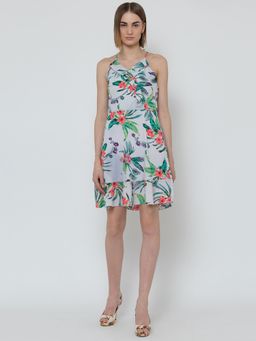 Dodo & Moa - Women Floral Print Dress