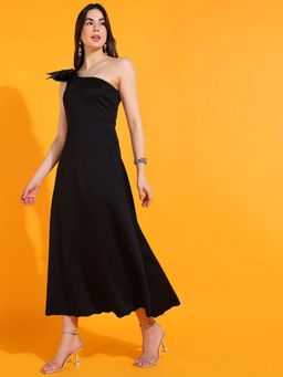 Dodo & Moa - Women Black Solid Dress