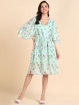 Dodo & Moa - Women Floral Print Dress