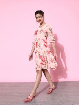 Dodo & Moa - Women Floral Print Dress