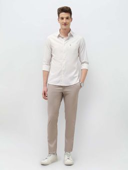 U.S. POLO ASSN. - Men's Off White Casa De Campo Regular Fit Shirt