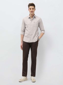 U.S. POLO ASSN. - Men's Beige Solid Casa De Campo Shirt