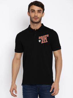 Lee - Slim Fit Black Graphic Print T-shirt