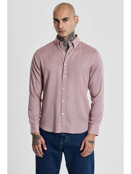 Snitch - Mauve Slim Fit Shirt