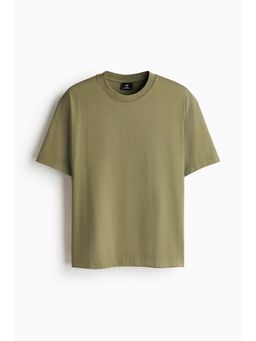 H&M - Men Green Loose Fit T-Shirt