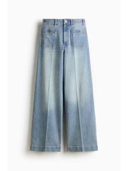H&M - Women Blue Wide High Jeans