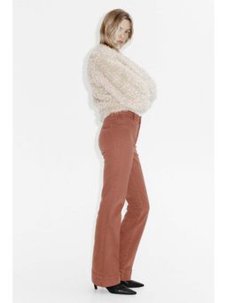 H&M - Women Orange Flared High Jeans