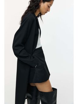 H&M - Women Black Twill Mini Skort