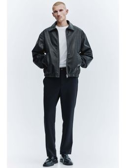 H&M - Men Black Slim Fit Tailored Trouser