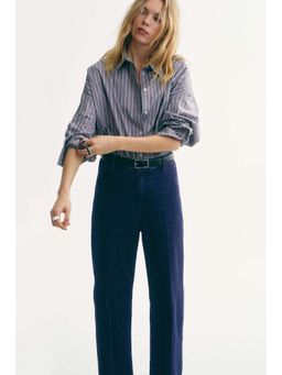 H&M - Women Blue Straight High Jeans