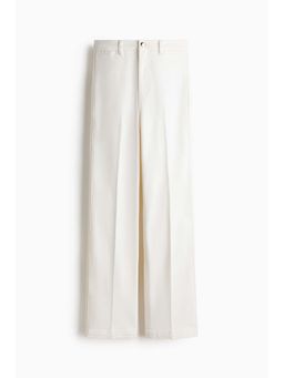 H&M - Women White Straight High Jeans