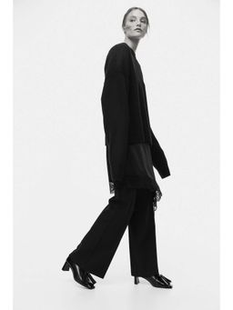 H&M - Women Black Flared Trouser
