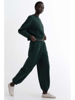 H&M - Women Green 2-Piece Sweatshirt Set