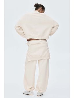 H&M - Women Beige 2-Piece Sweatshirt Set