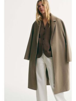 H&M - Women Brown Jersey Blazer