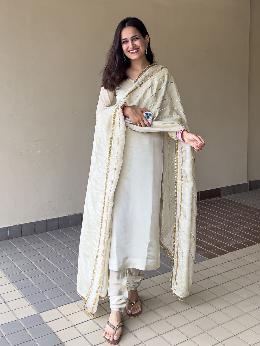 Beautiful Tissue silk salwar suit