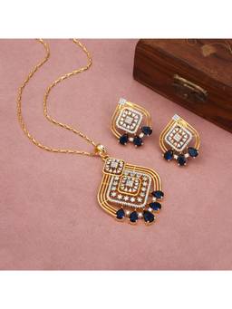 SHILLYN - Multi-Color Shillyn Ravyn Glow Sapphire Diamond Jewellery Set