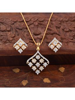 SHILLYN - White Starlit Grace Gold Diamond Jewellery Set