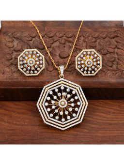 SHILLYN - White Shillyn Crystal Crest Jewellery Set