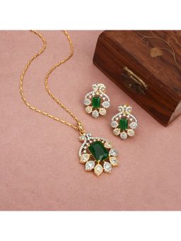 SHILLYN - Green Velisse Love Glow Emerald Jewellery Set