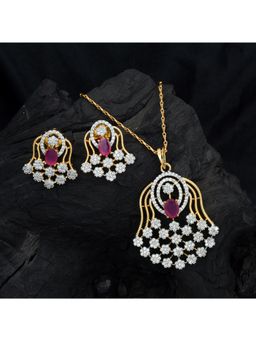 SHILLYN - Pink Astral Drop Jewellery Set
