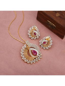 SHILLYN - Pink Luxentra Sovereign Diamond Ruby Jewellery Set
