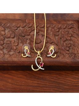 SHILLYN - Pink Mehr Royale Garnet Diamond Jewellery Set