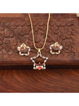 SHILLYN - Orange Noorika Royal Jewellery Set