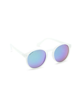 Fastrack - Blue Round Sunglasses for Women