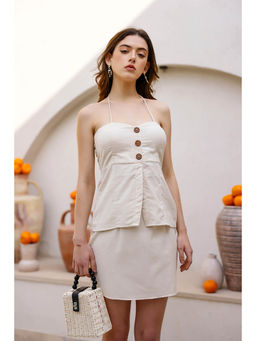 AlterEGO - Off White Ramona Love Me Do Co-Ord (Set of 2)