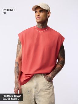 The Souled Store - Oversized After Glow Men Easy Fit T-Shirt