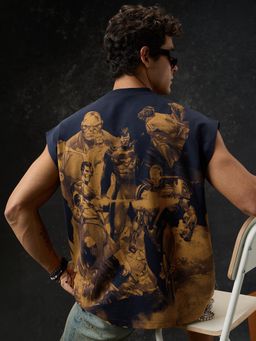 The Souled Store - Official Superman Cyborg Men T-Shirt