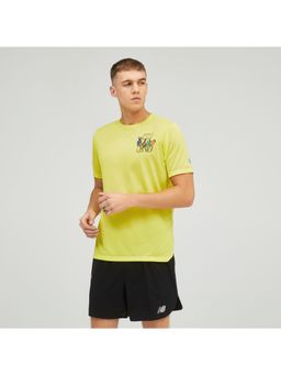 New Balance - Men's Yellow T-Shirt