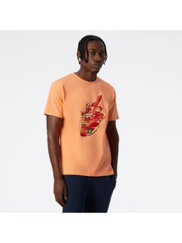 New Balance - Men's Orange T-Shirt