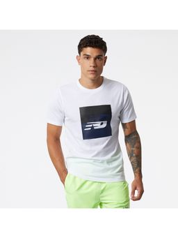 New Balance - Men's White T-Shirt