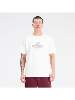 New Balance - Men's White T-Shirt