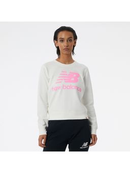 New Balance - Women's White Sweatshirt