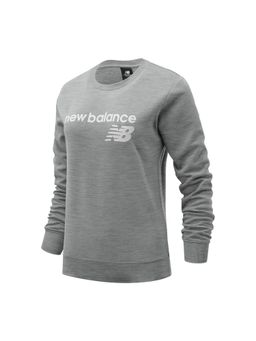 New Balance - Women's Athletic Grey Sweatshirt