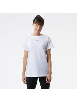 New Balance - Women's White T-Shirt