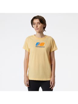 New Balance - Women's Yellow T-Shirt