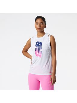 New Balance - Women's White Tank Top