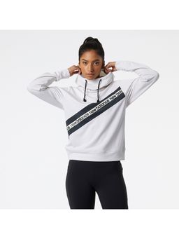 New Balance - Women's White Hoodie