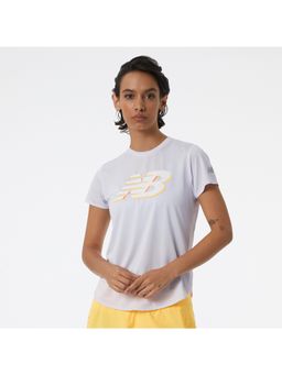 New Balance - Women's White T-Shirt