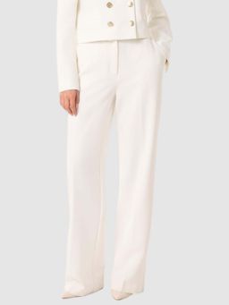 Forever New - White Danni Straight Leg Pant