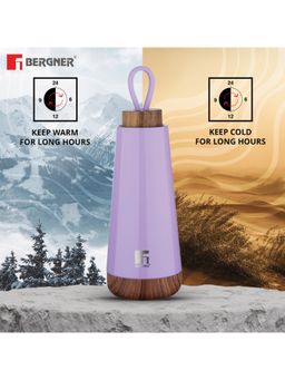 Bergner - Walking Fairy Fountain Thermosteel Hot and Cold 370ml Double Walled (Purple)