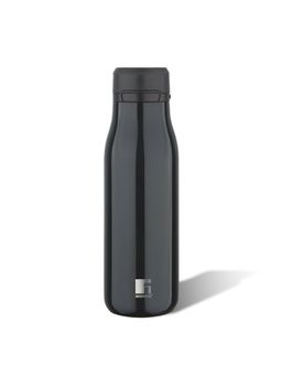 Bergner - Walking Liquid Luxe Thermosteel Hot and Cold 500ml Flask, Double Wall - Black